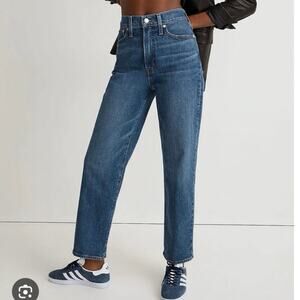 Madewell the perfect vintage straight Jean medium wash size 14w